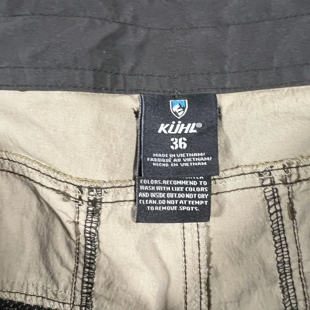 Kuhl Ramblr Shorts Mens 36 Brown Hiking Vintage Patina Dye Style 5125‎ Outdoor